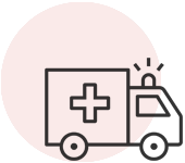 Icone d'une ambulance